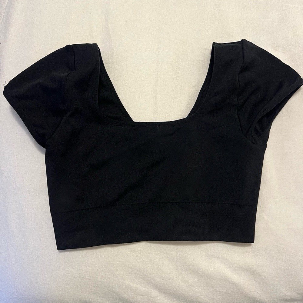 NVGTN BLACK SERENE SEAMLESS BRA